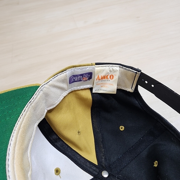 Vintage New Orleans Saints Panel Spellout State Snapback Hat - Picture 8 of 8